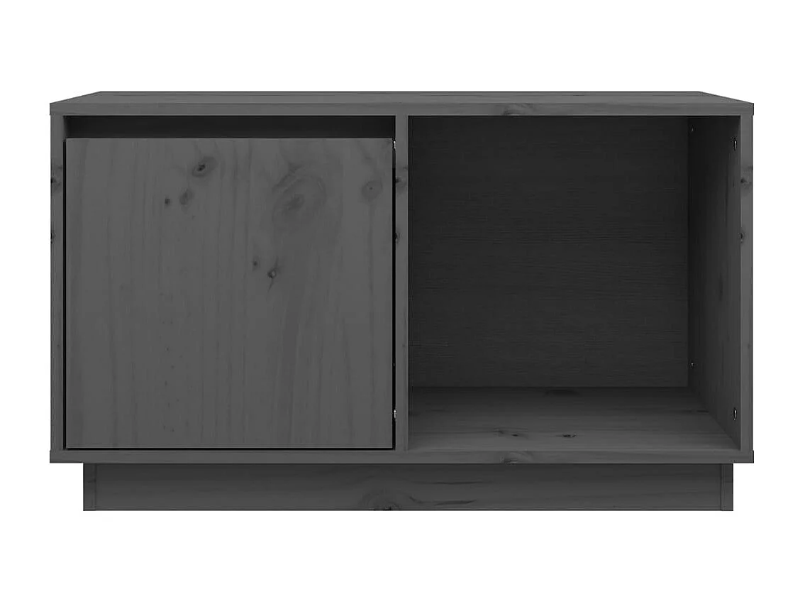 François-Paul  Mueble de TV de madera maciza de pino 74x35x44 cm