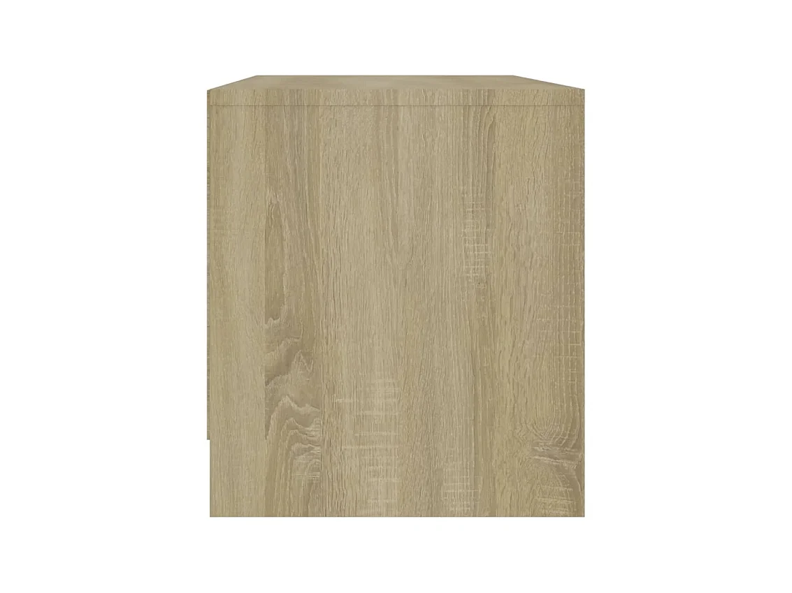 Bay Village  Tv-meubel 90x35x40 cm bewerkt hout sonoma eikenkleurig