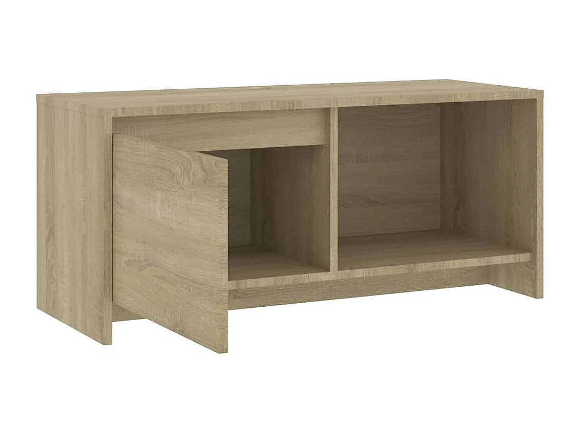 Bay Village  Meuble TV Chêne sonoma 90x35x40 cm Bois d'ingénierie