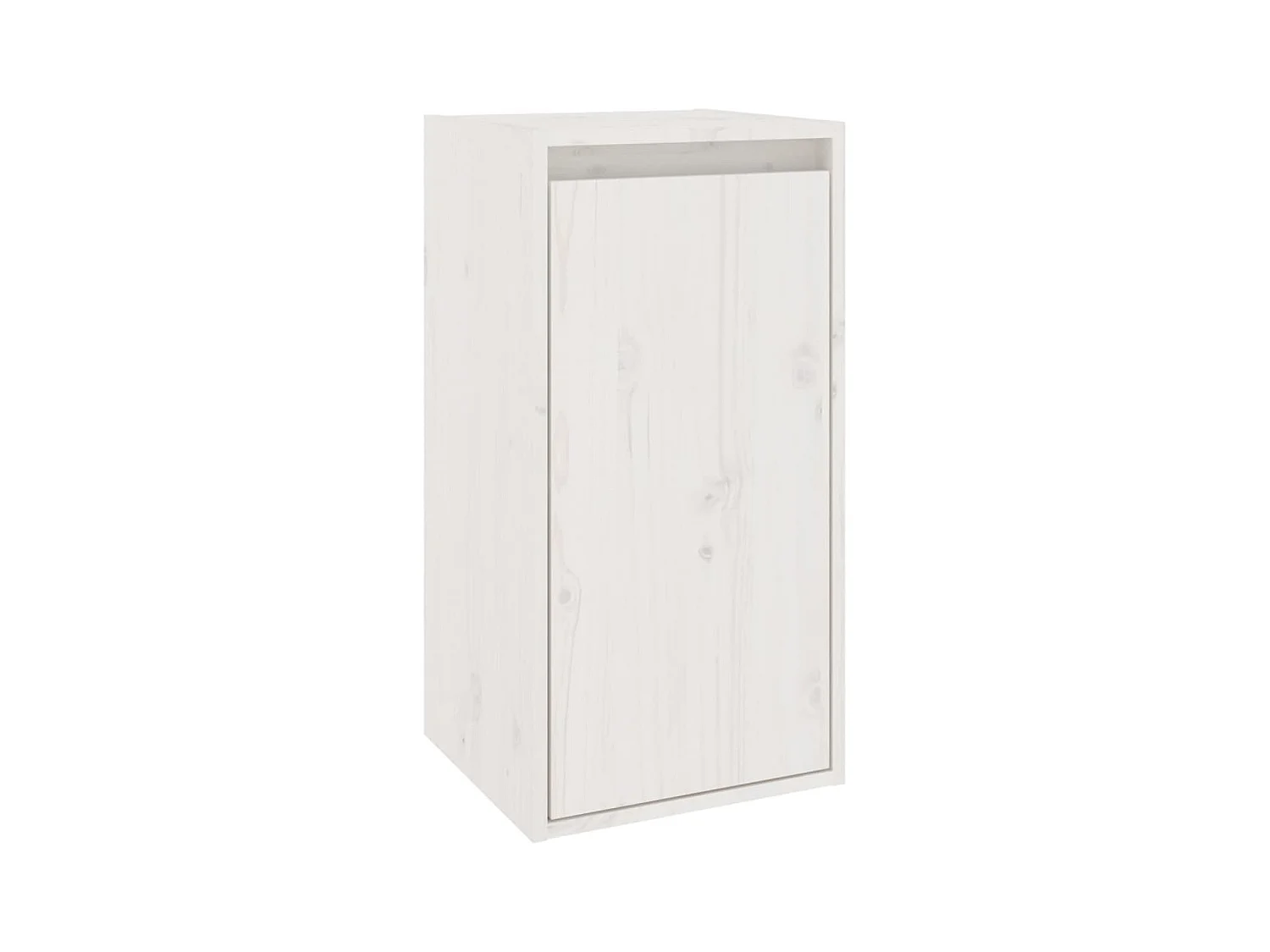 Milorn  Meubles TV 6 pcs Blanc Bois massif de pin