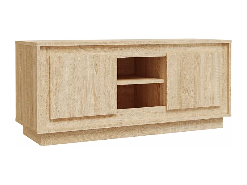 Kedron  Tv-meubel 102x35x45 cm bewerkt hout sonoma eikenkleurig