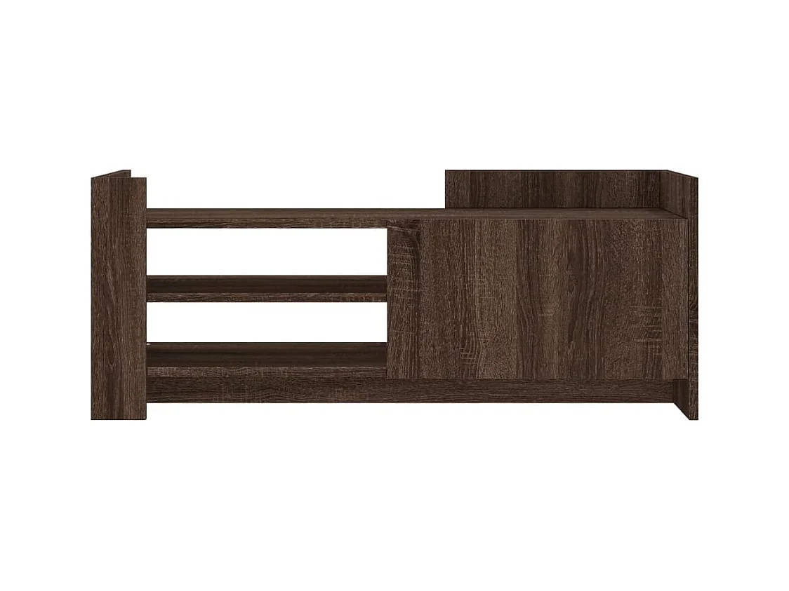 Nando  Meuble TV Chêne marron 100x35x40 cm Bois d'ingénierie