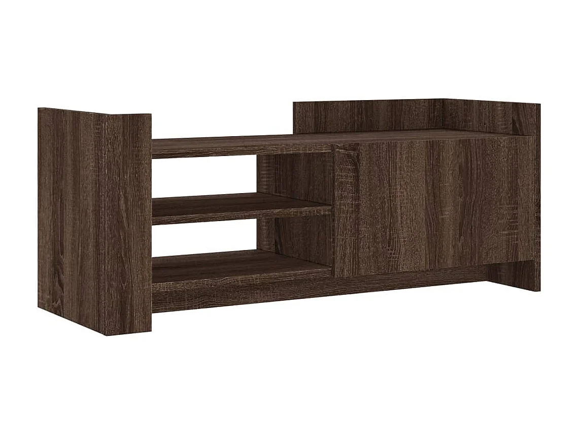 Nando  Meuble TV Chêne marron 100x35x40 cm Bois d'ingénierie