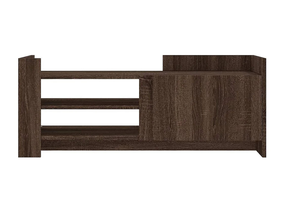 Nando  Meuble TV Chêne marron 100x35x40 cm Bois d'ingénierie