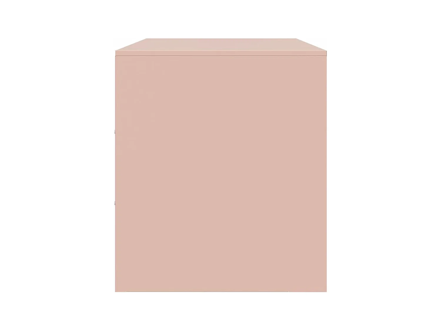 Castlerea  Meubles TV 2 pcs rose 67x39x44 cm acier