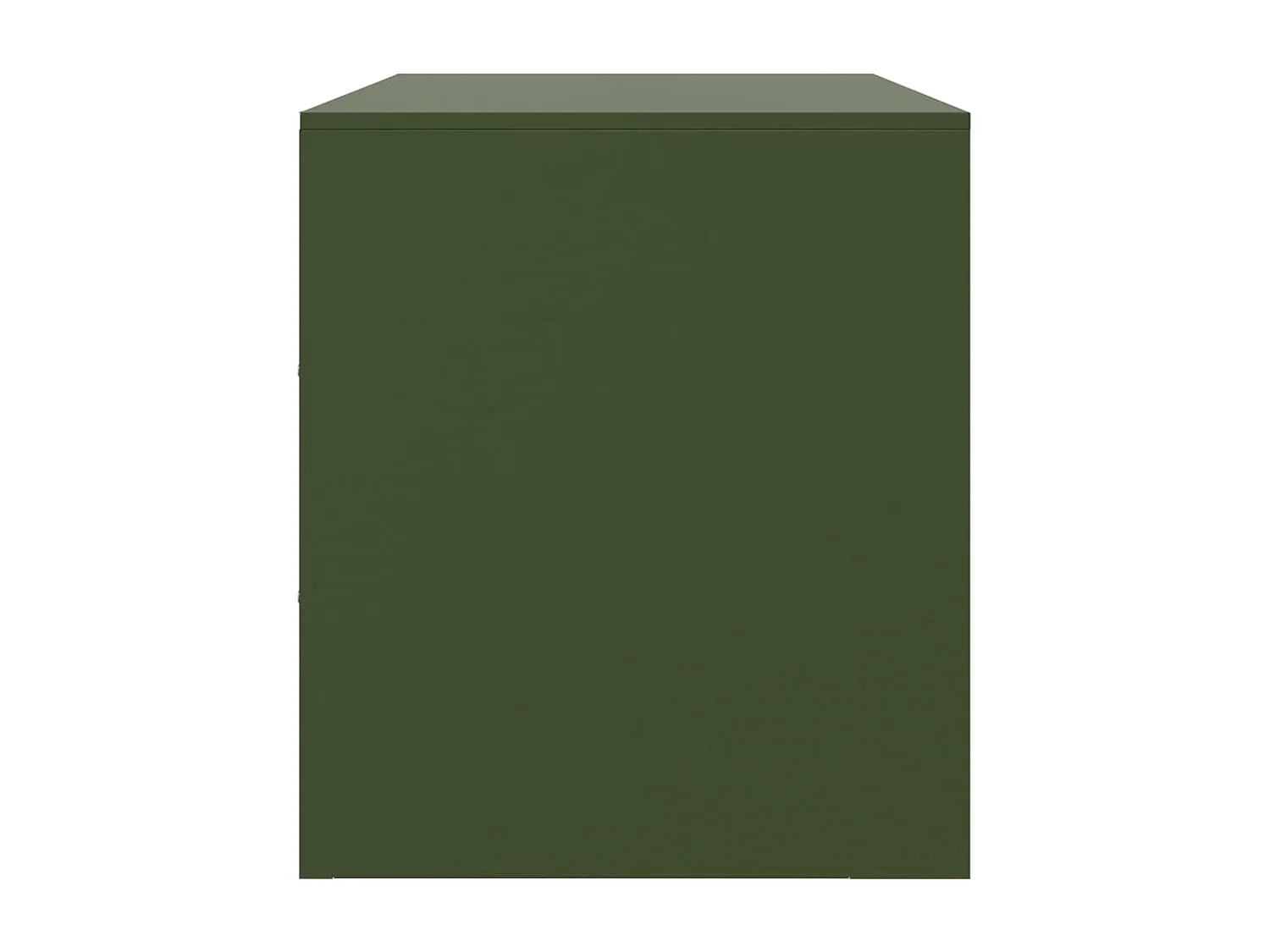 Castlerea  Meubles TV 2 pcs vert olive 67x39x44 cm acier