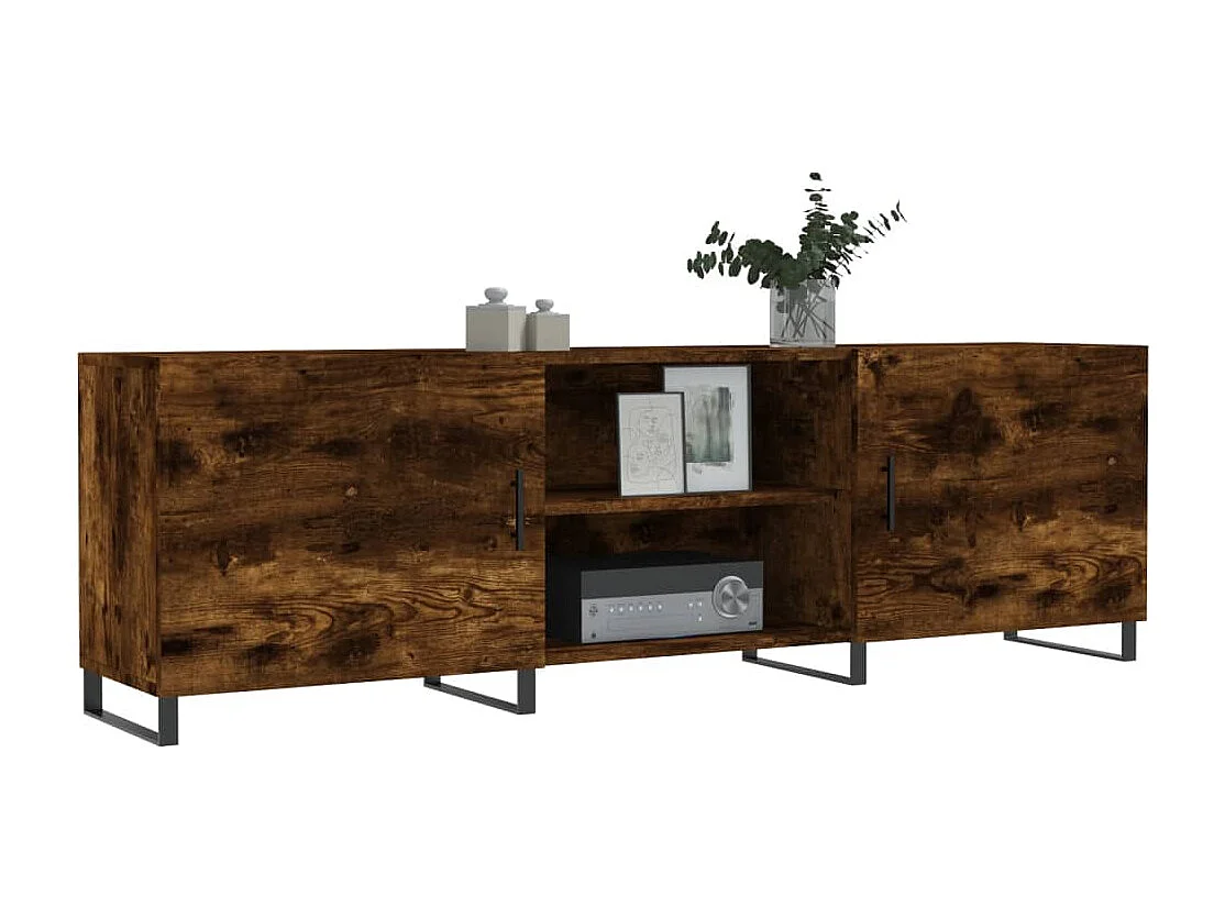 Astrid Helene  Tv-meubel 150x30x50 cm bewerkt hout gerookt eikenkleurig