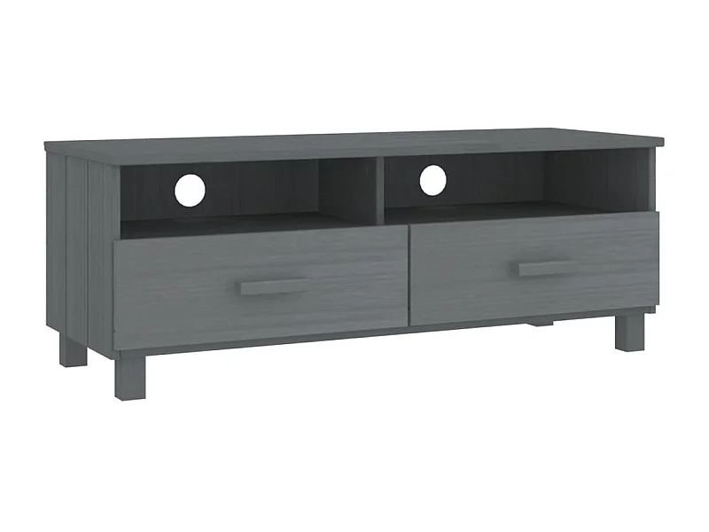 Lilia  Tv-meubel HAMAR 106x40x40 cm massief grenenhout donkergrijs
