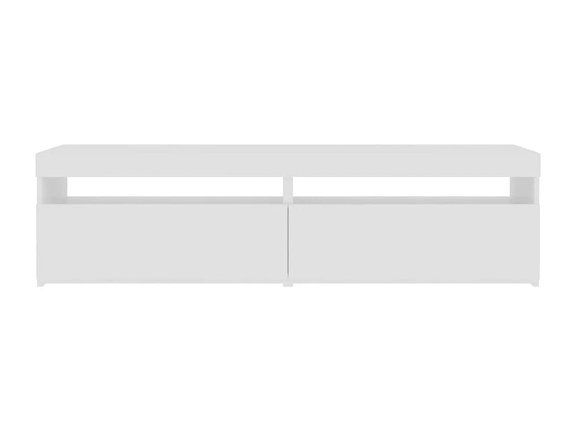 Ilion  Tv-meubelen 2 st met LED-verlichting 75x35x40 cm wit