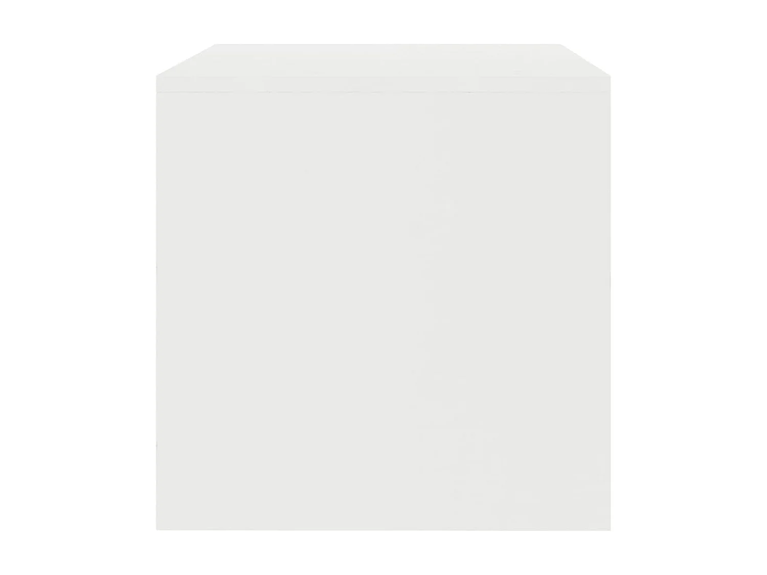 Zerina  Meuble TV Blanc 100x40x40 cm Bois d’ingénierie