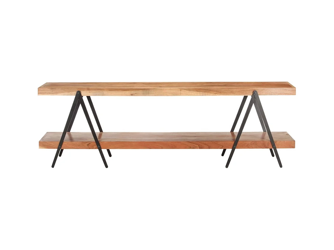 Ronir  Tv-meubel 160x40x50 cm massief acaciahout