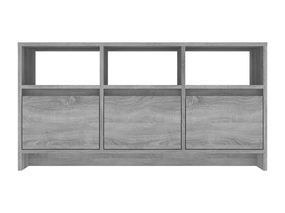 Skorva  Meuble TV Sonoma gris 102x37,5x52,5 cm Bois d'ingénierie