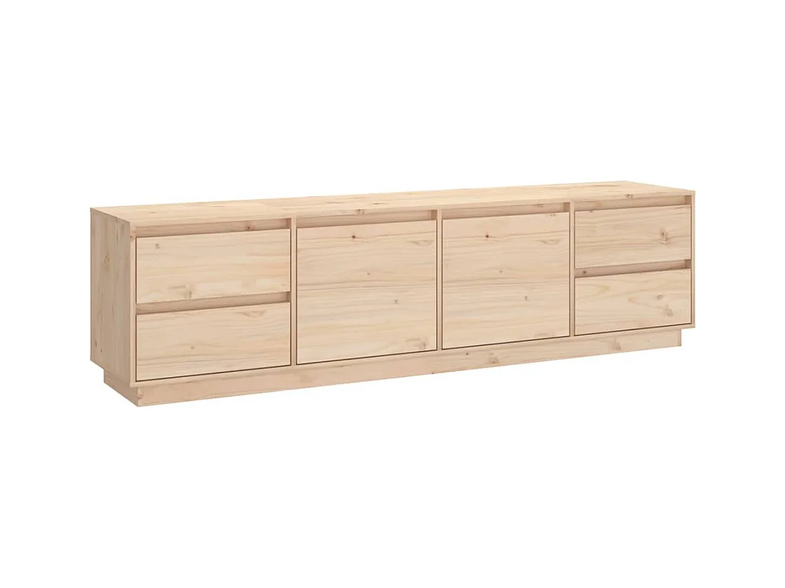 Orvil  Meuble TV 176x37x47,5 cm Bois de pin massif