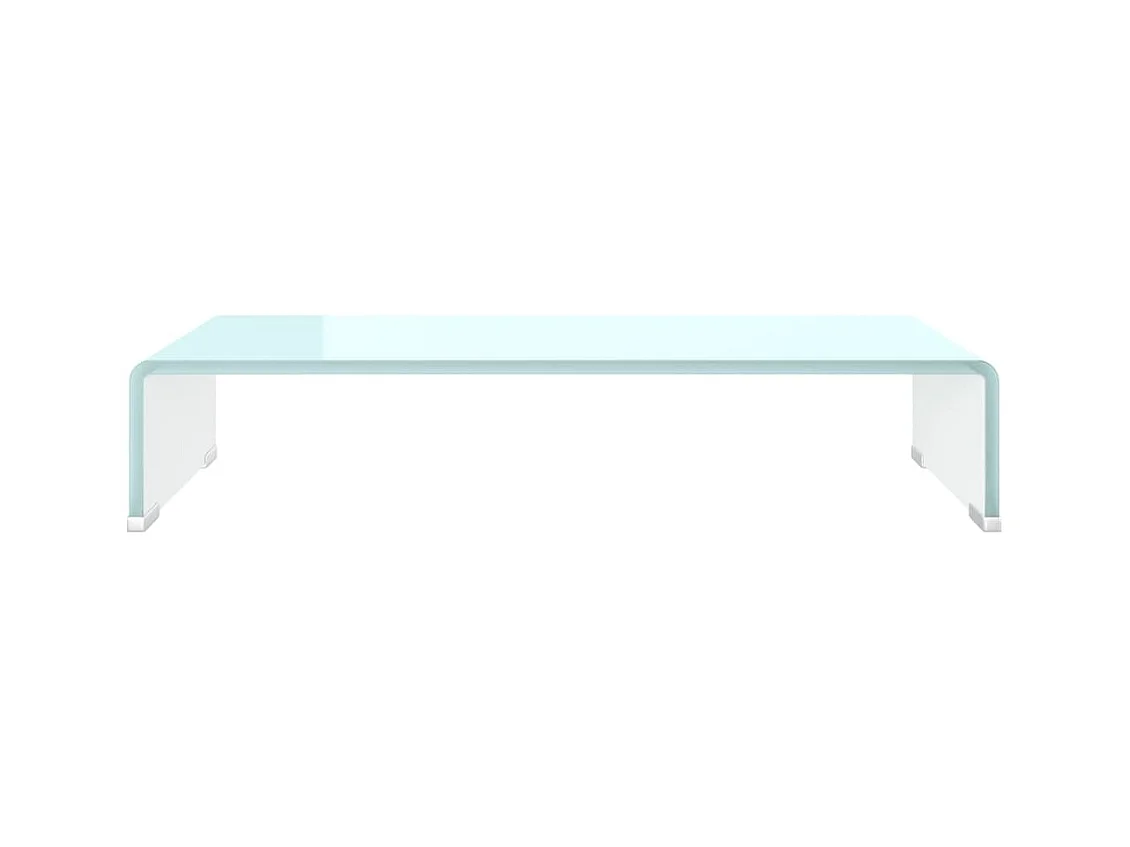 Fall River  Meuble TV/Support pour moniteur 60x25x11 cm verre vert