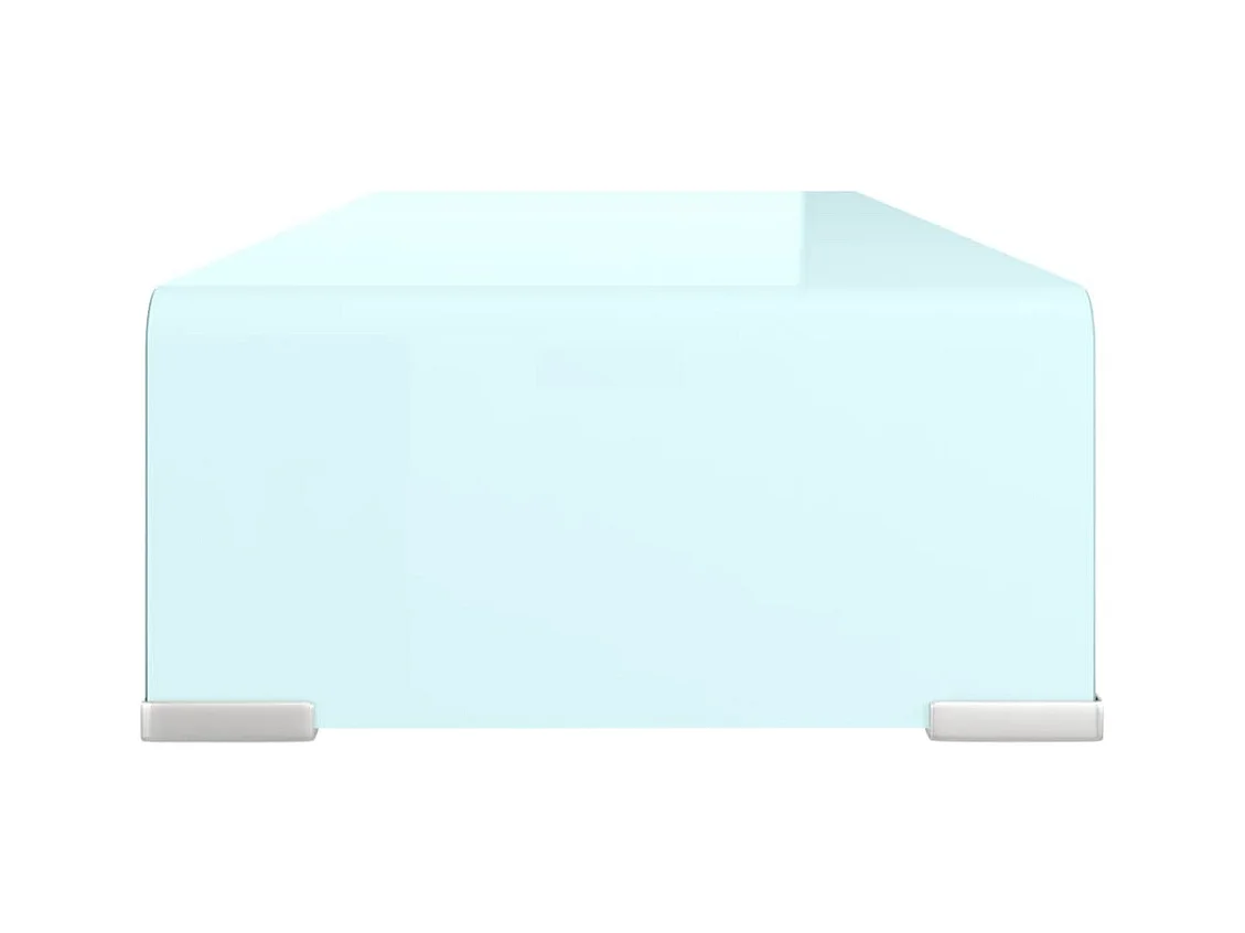 Fall River  Meuble TV/Support pour moniteur 60x25x11 cm verre vert