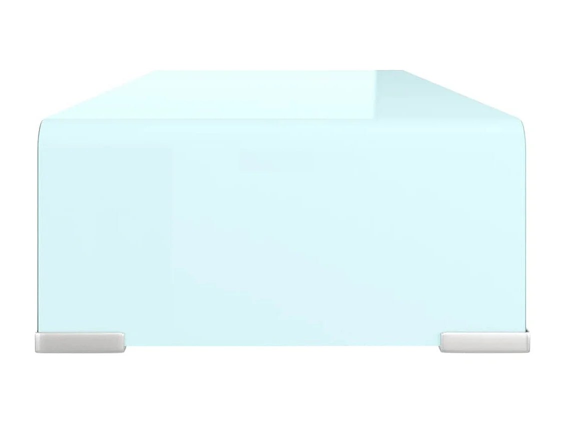 Fall River  Meuble TV/Support pour moniteur 60x25x11 cm verre vert