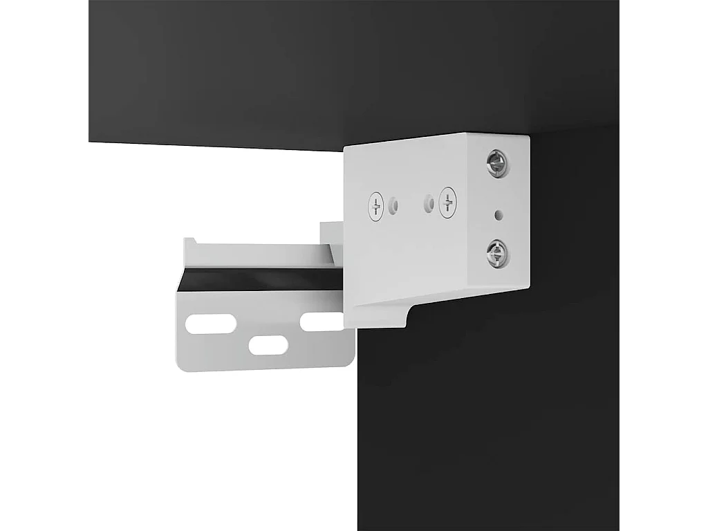 Jean-Louis  Ensemble de meubles TV 4 pcs Noir Bois d'ingénierie