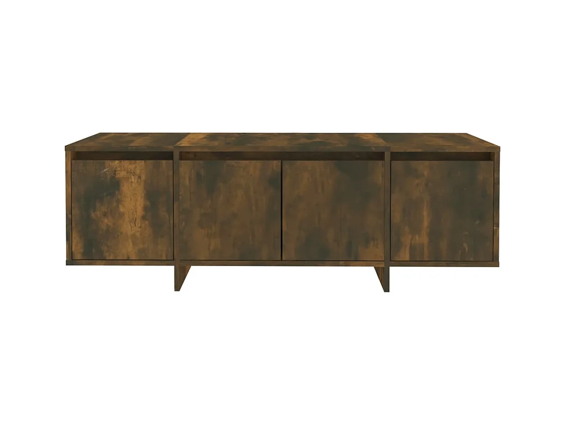 Qirin  Tv-meubel 120x30x40,5 cm bewerkt hout gerookt eikenkleurig