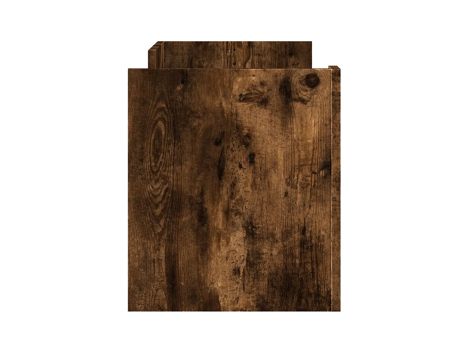 Nando  Meuble TV Chêne fumé 100x35x40 cm Bois d'ingénierie