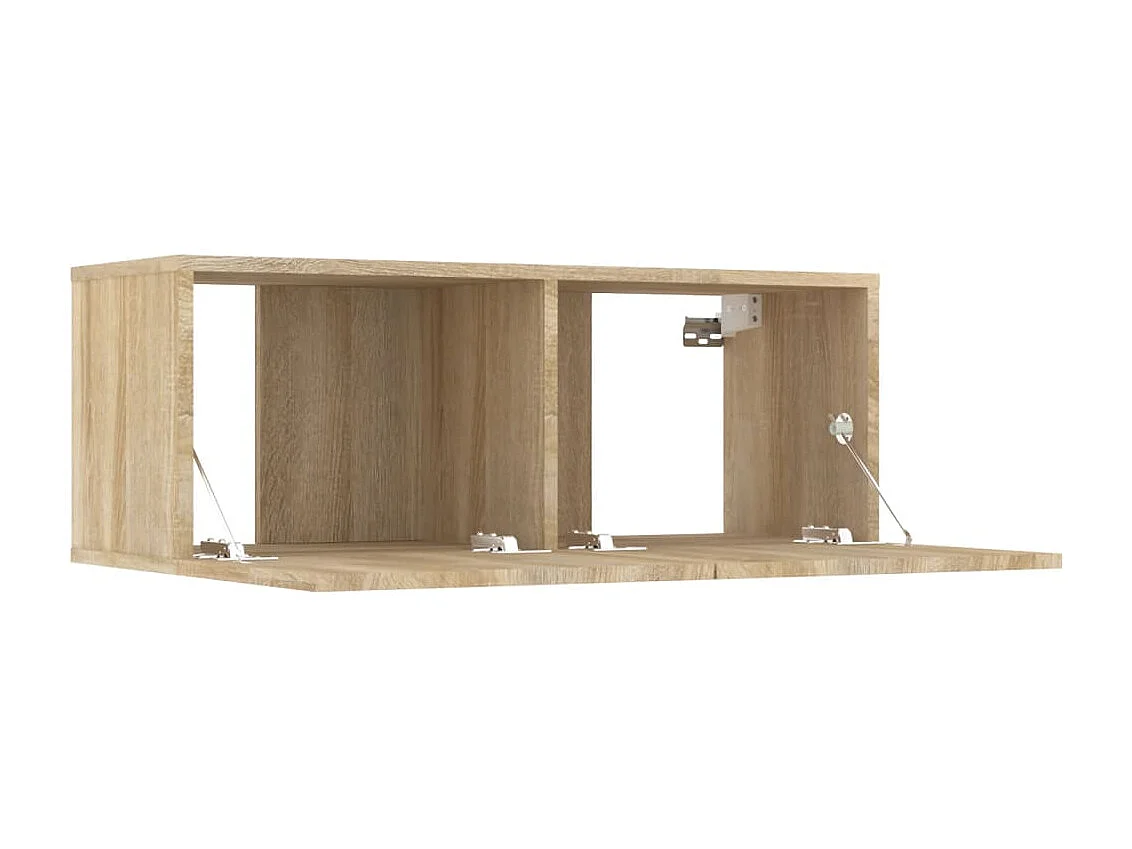 Garden Furniture -  5-delige Tv-meubelset bewerkt hout sonoma eikenkleurig