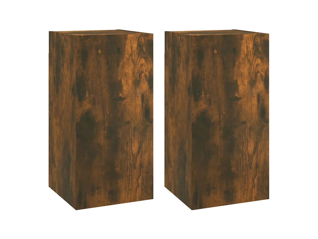 Tirza  Ensemble de meubles TV 4 pcs Chêne fumé Bois d'ingénierie