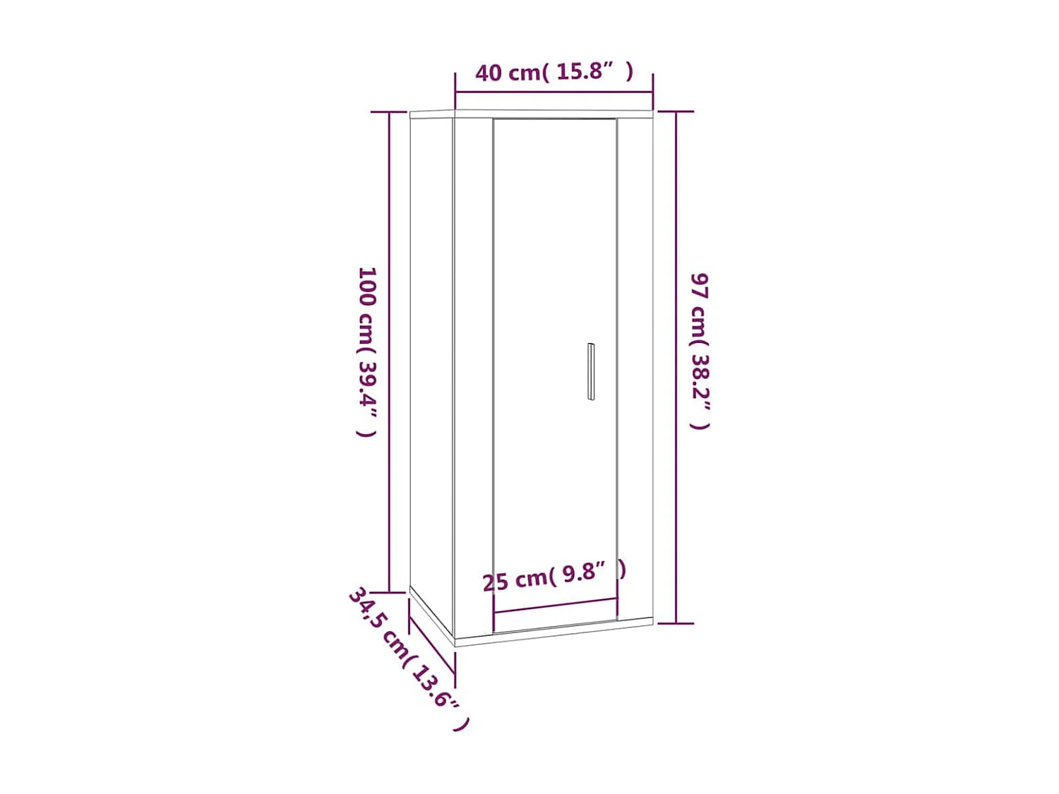 Hamid  Ensemble de meubles TV 3 pcs Chêne fumé Bois d'ingénierie