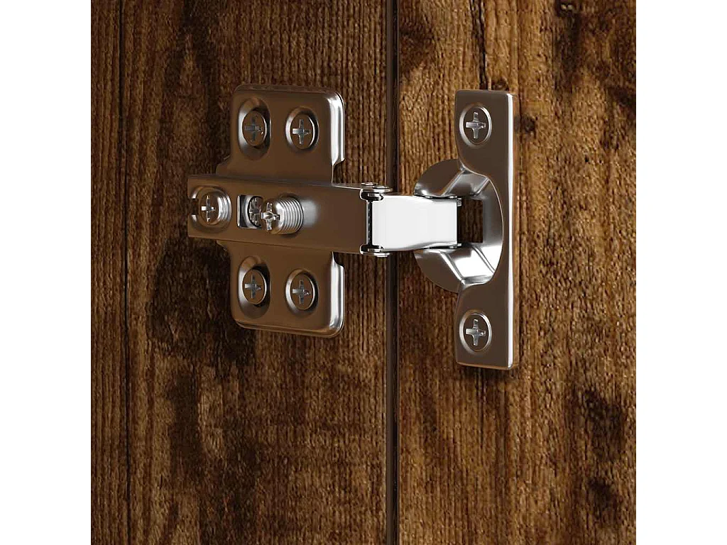 Maisons-Alfort  10-delige Tv-meubelset bewerkt hout gerookt eikenkleurig