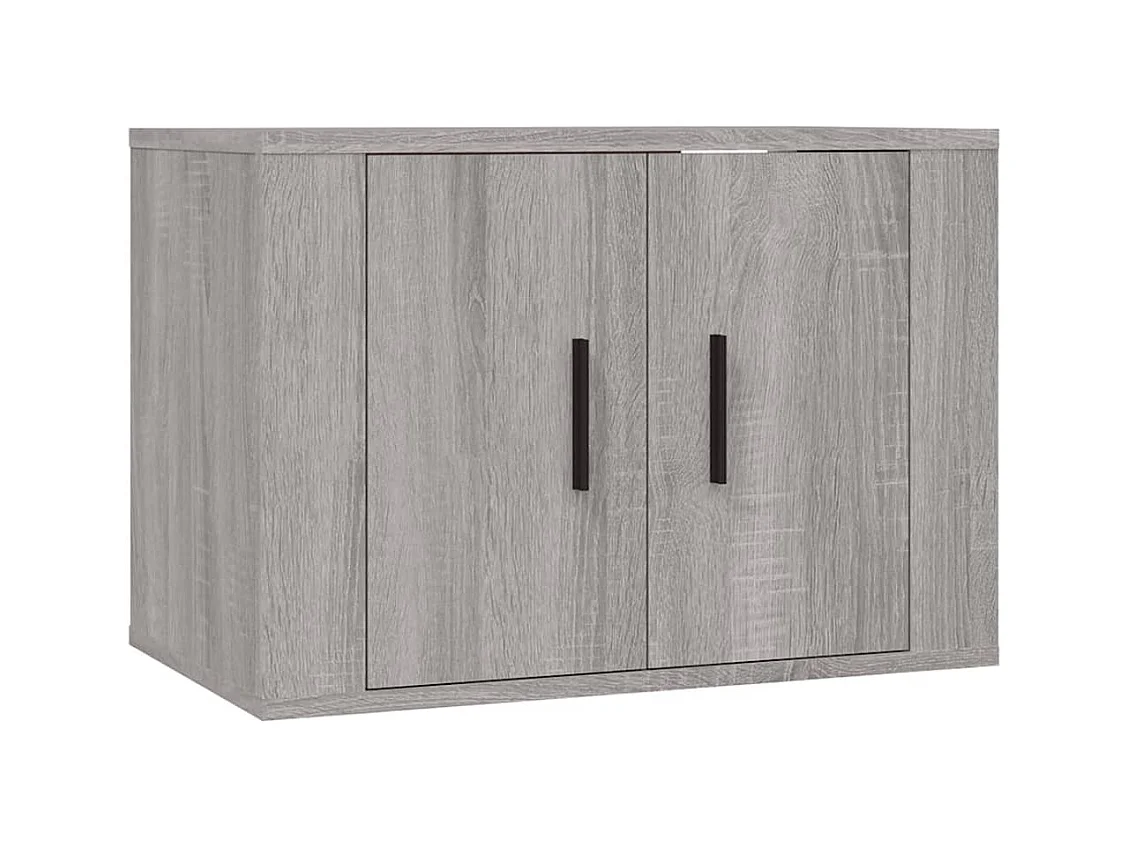 Ilke  Ensemble de meubles TV 2 pcs Sonoma gris Bois d'ingénierie