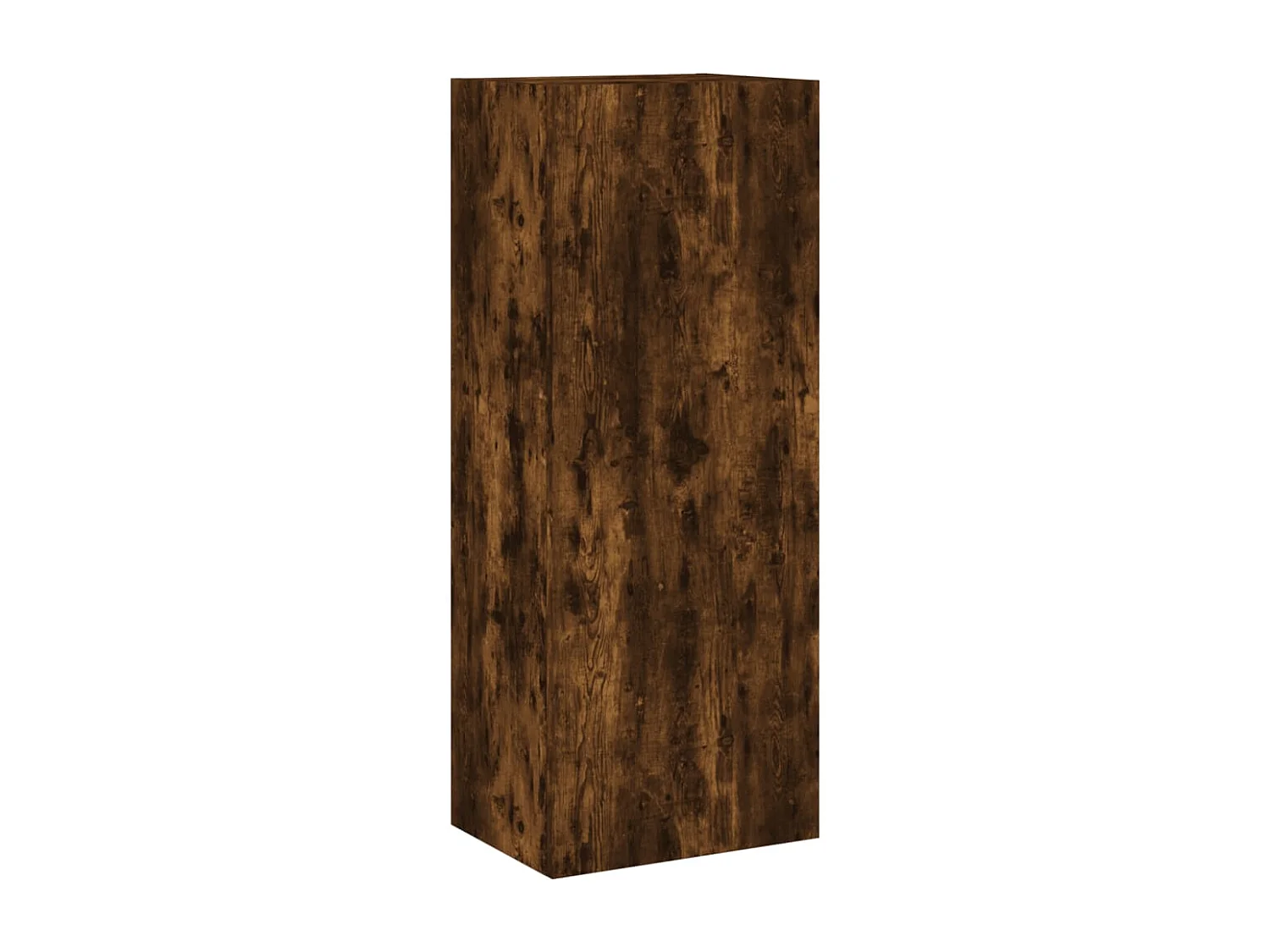 Brynir  4-delige Tv-wandmeubelset bewerkt hout gerookt eikenkleurig