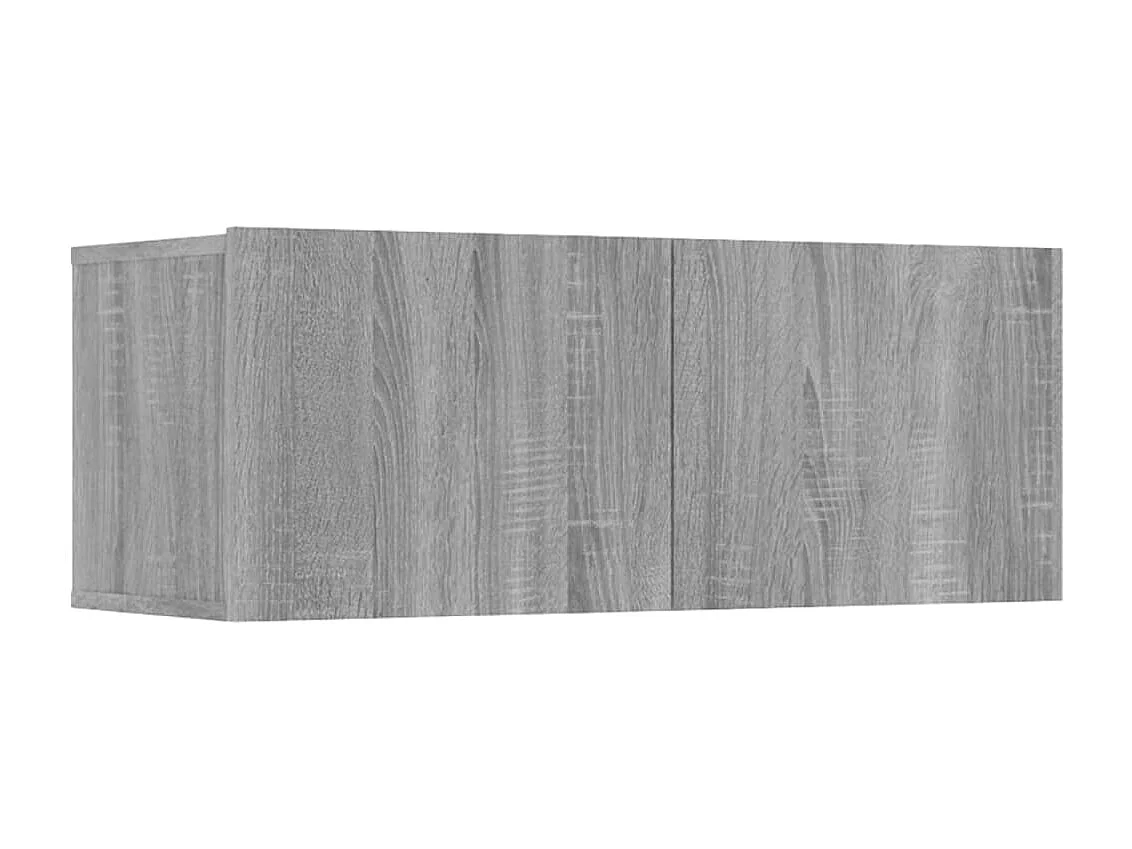 Azra  Set de muebles para TV 6 pzas madera contrachapada gris Sonoma