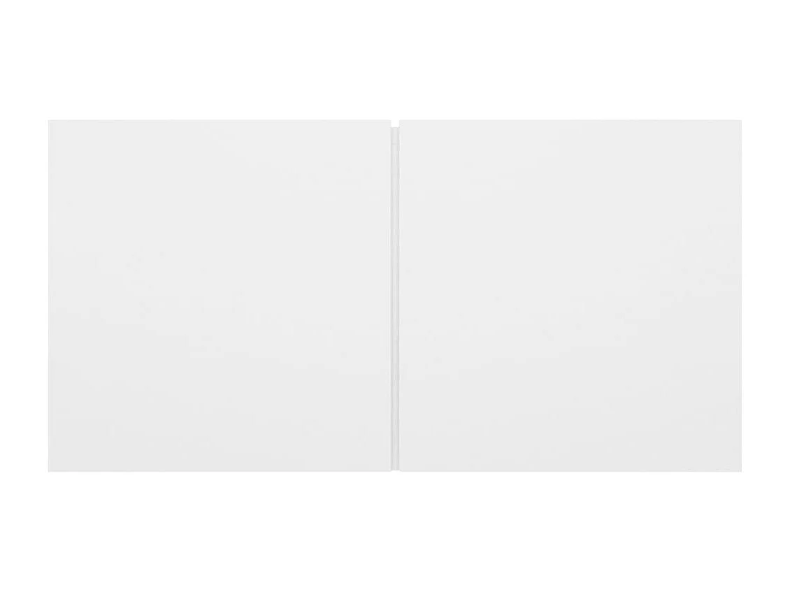 Elwin  Ensemble de meubles TV 4 pcs Blanc Bois d'ingénierie