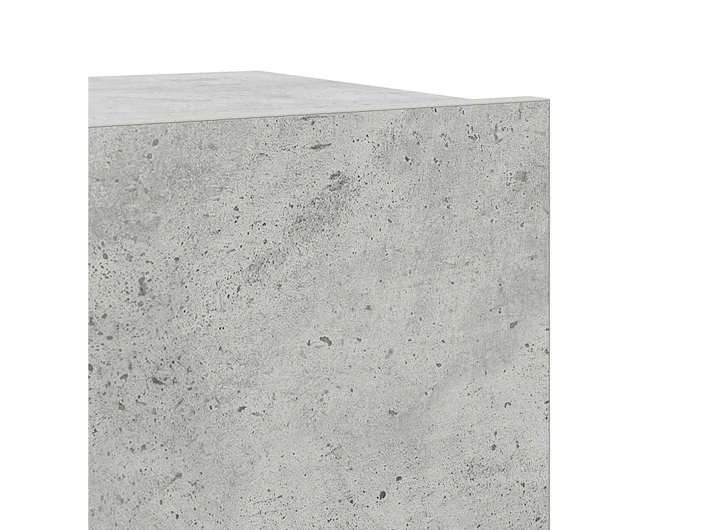 Jean-Louis  Set de muebles de TV 4 pzas madera contrachapada gris hormigón