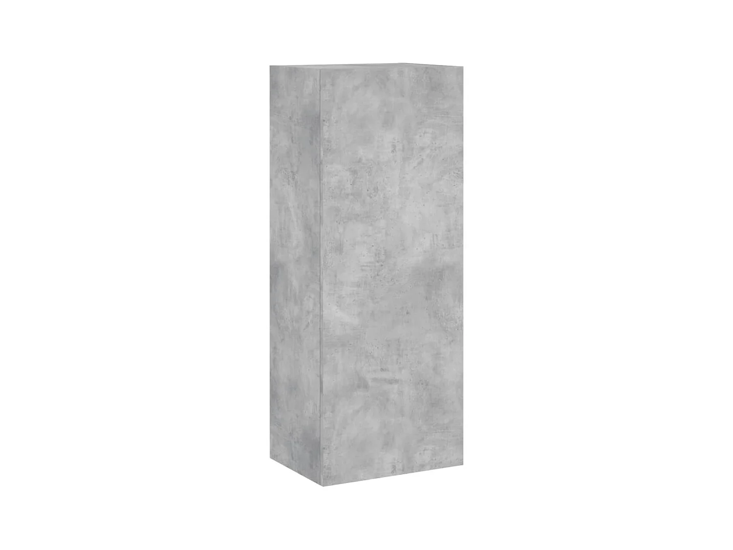 Berk  Unités murales TV 5 pcs gris béton bois d'ingénierie