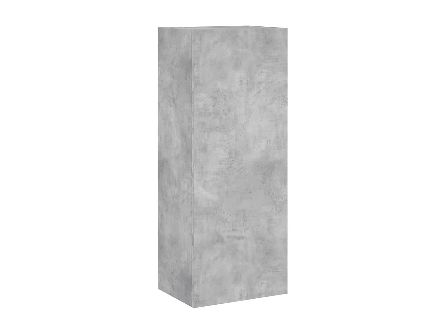 Berk  Unités murales TV 5 pcs gris béton bois d'ingénierie