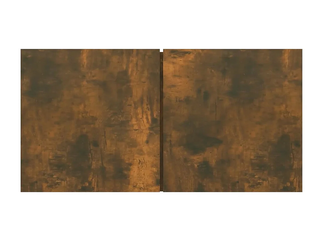 Isandro  4-delige Tv-meubelset bewerkt hout gerookt eikenkleurig