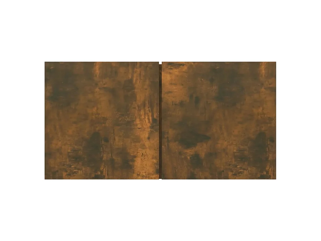 Isandro  Set de muebles de TV 4 pzas madera contrachapada roble ahumado