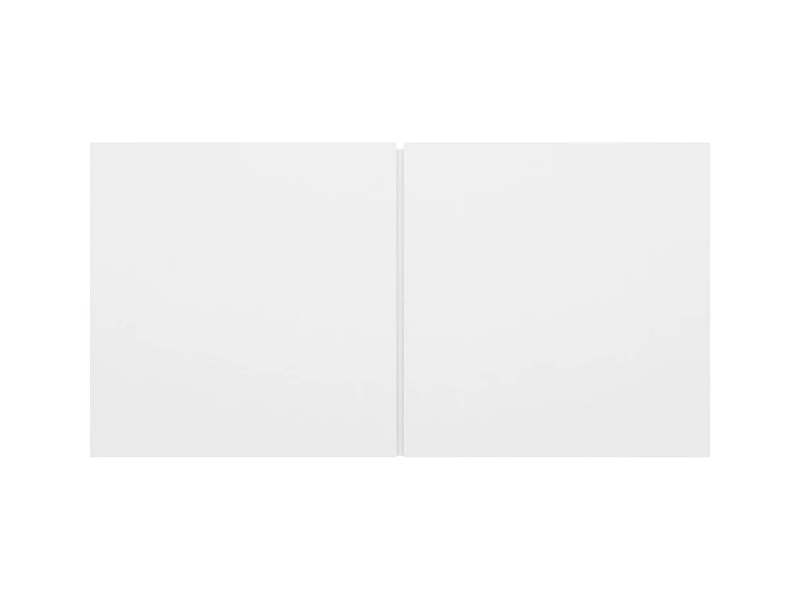 Isandro  Ensemble de meubles TV 4 pcs Blanc Bois d'ingénierie