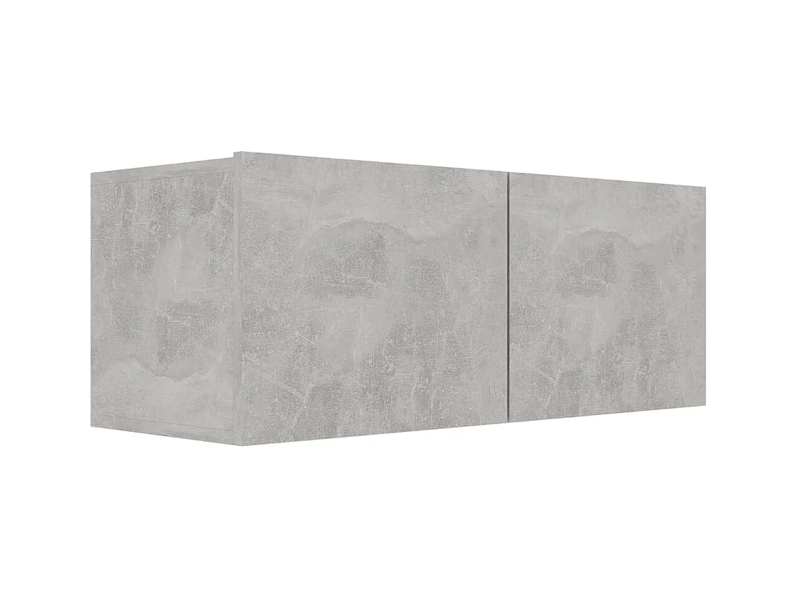 Batesburg-Leesville  Ensemble de meubles TV 3 pcs Gris béton Bois d'ingénierie