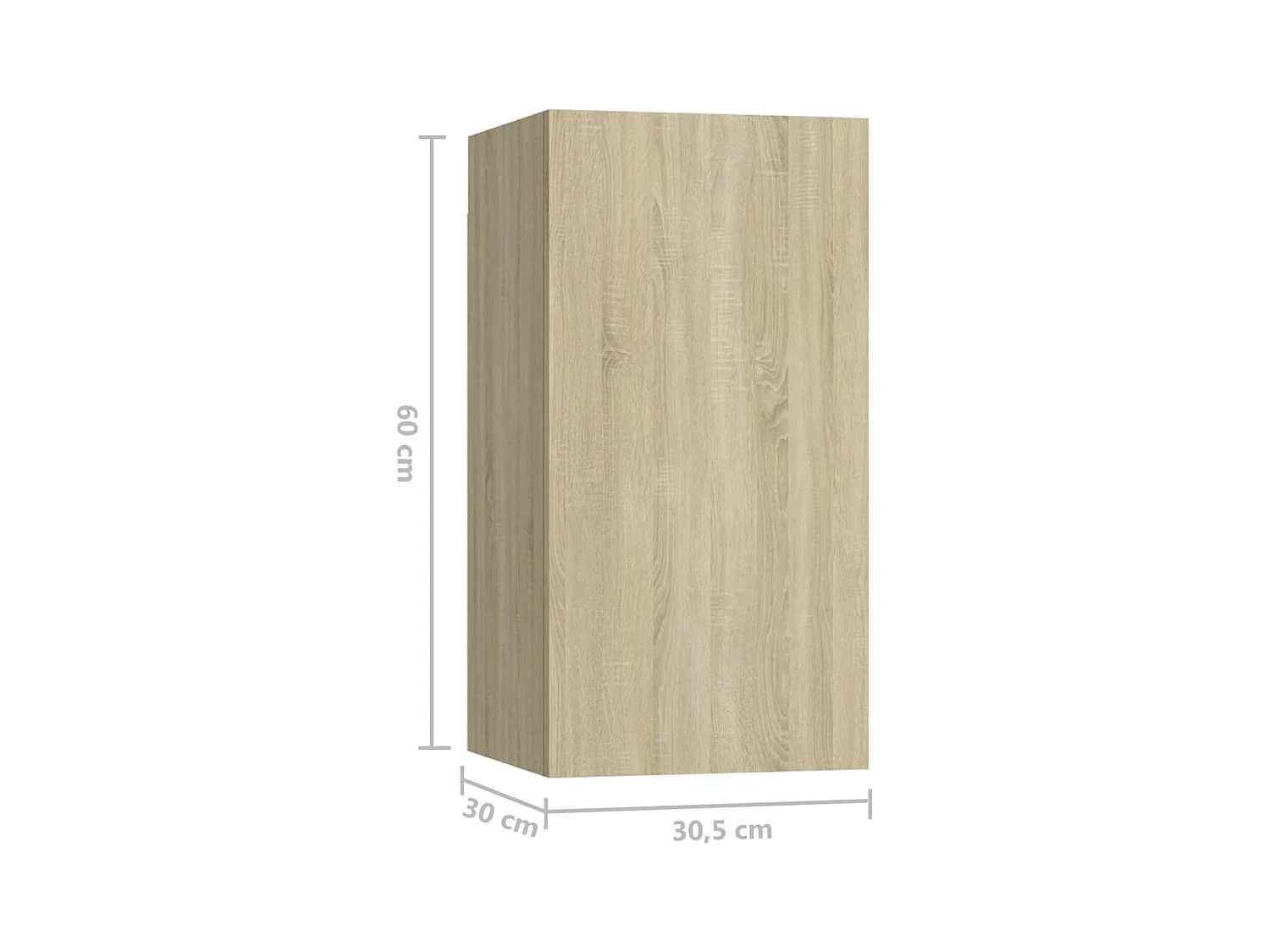 Wheat Ridge  Ensemble de meubles TV 5 pcs Chêne sonoma Bois d'ingénierie