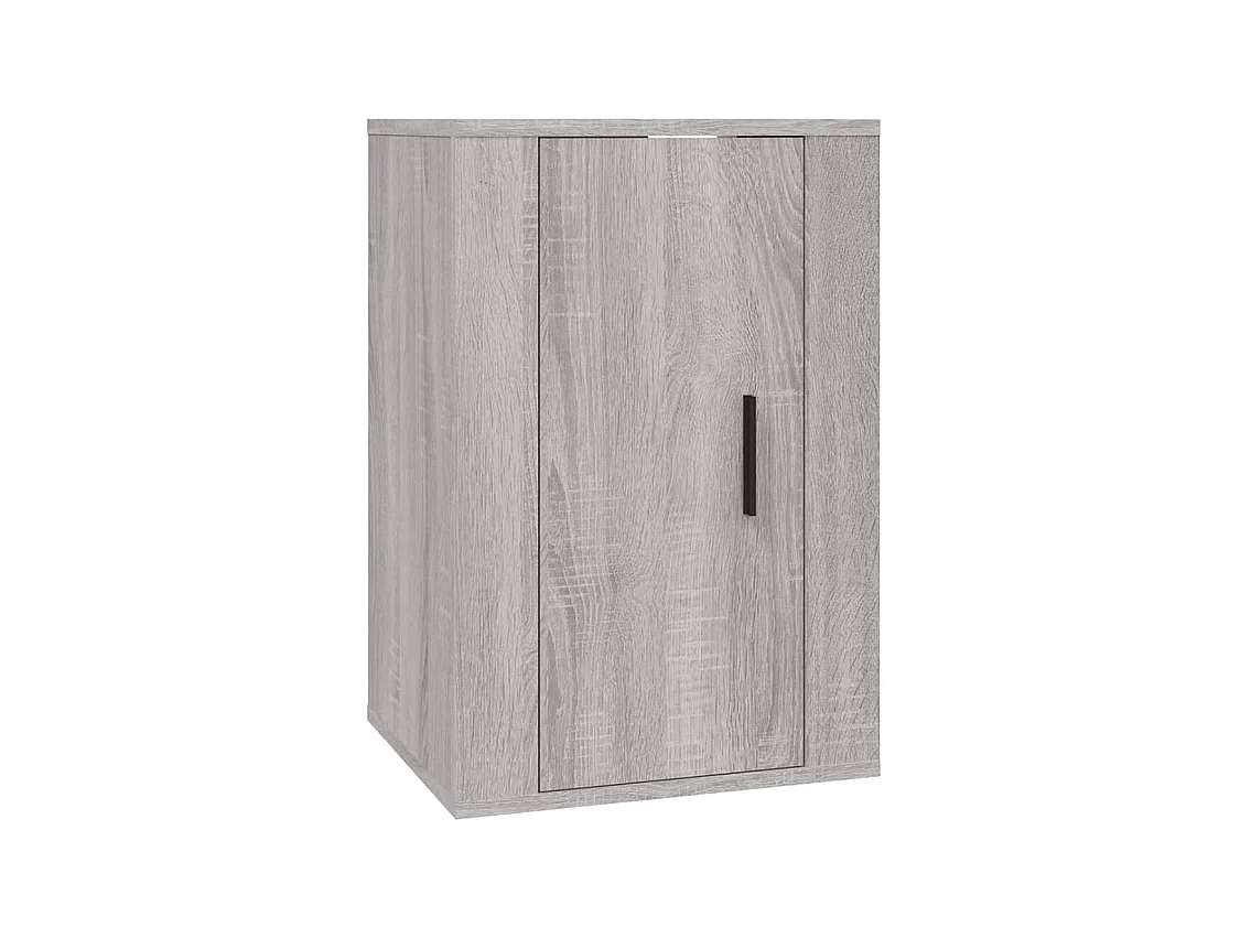 Sissel  Ensemble de meubles TV 2 pcs Sonoma gris Bois d'ingénierie