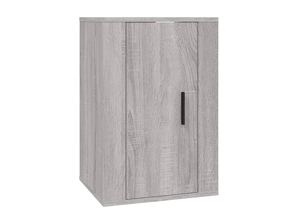 Sissel  Ensemble de meubles TV 2 pcs Sonoma gris Bois d'ingénierie