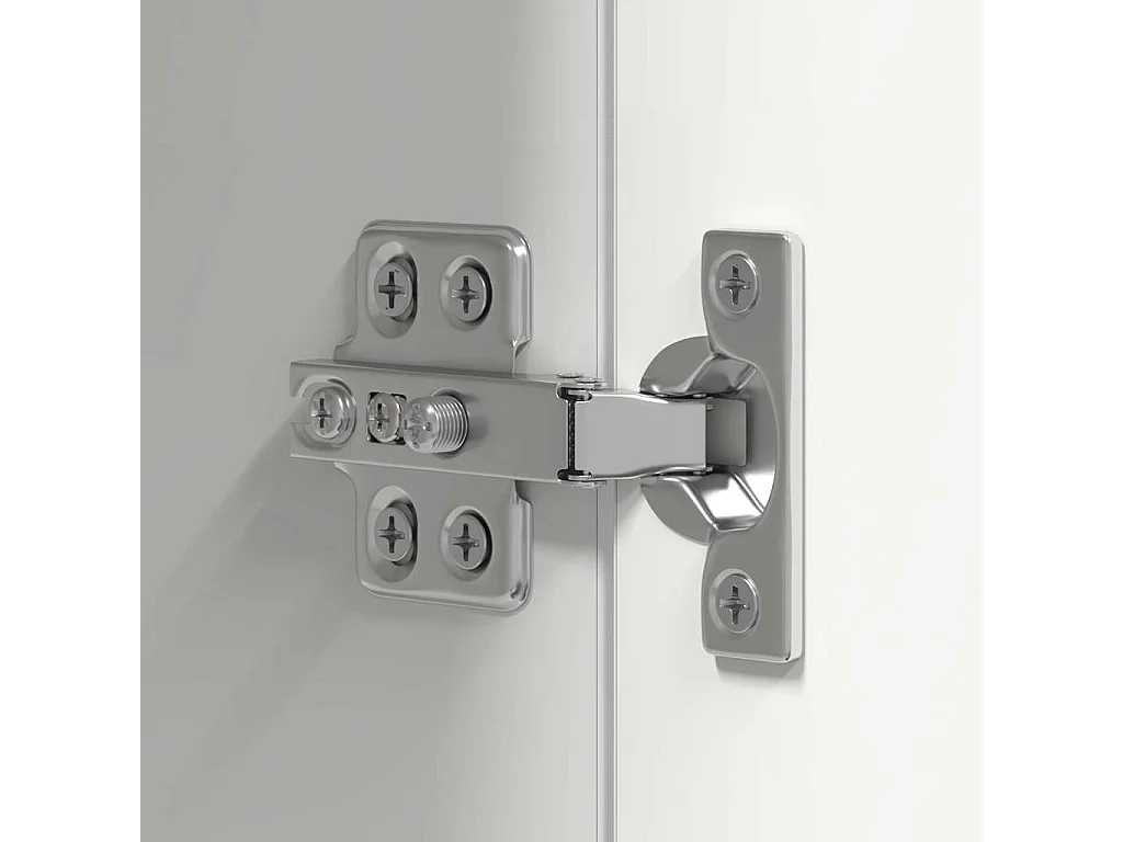 Hector  Ensemble de meubles TV 10 pcs Blanc Bois d'ingénierie