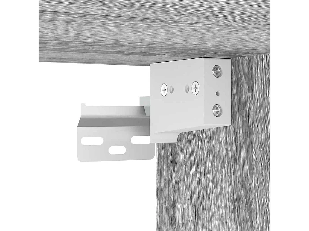 Evangelina  Ensemble de meubles TV 7 pcs Sonoma gris Bois d'ingénierie