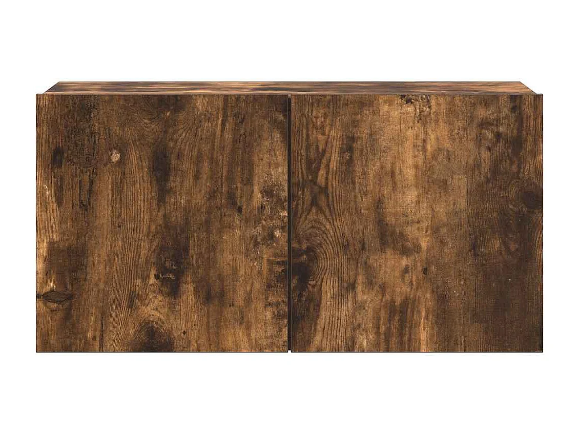 Jean-Louis  Set de muebles de TV 4 pzas madera contrachapada roble ahumado