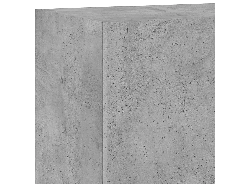 Tjalva  Unités murales TV 5 pcs gris béton bois d'ingénierie