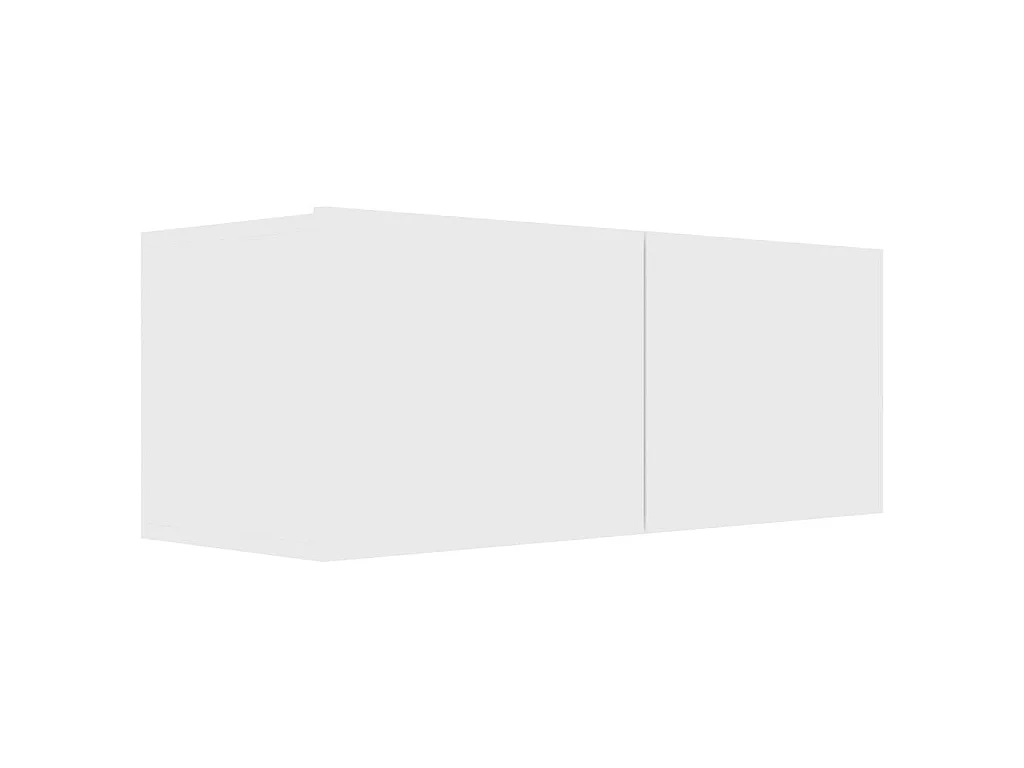 Aadil  Set de muebles para TV 7 piezas madera contrachapada blanco