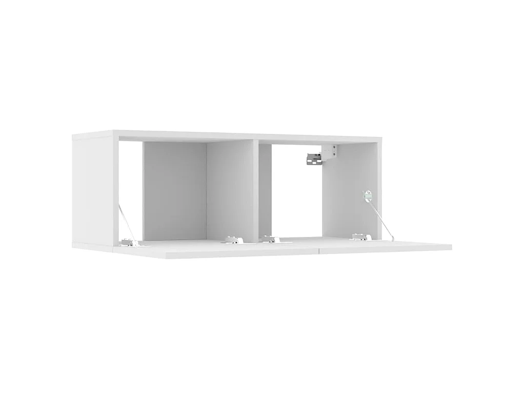 Varde  Ensemble de meubles TV 8 pcs Blanc Bois d'ingénierie