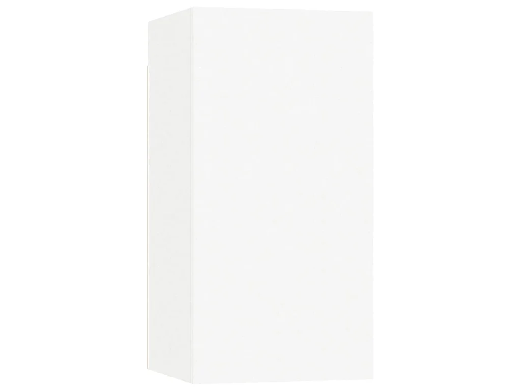 Varde  Ensemble de meubles TV 8 pcs Blanc Bois d'ingénierie