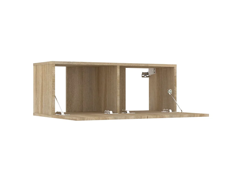 Myjor  Ensemble de meubles TV 8 pcs Chêne sonoma Bois d'ingénierie