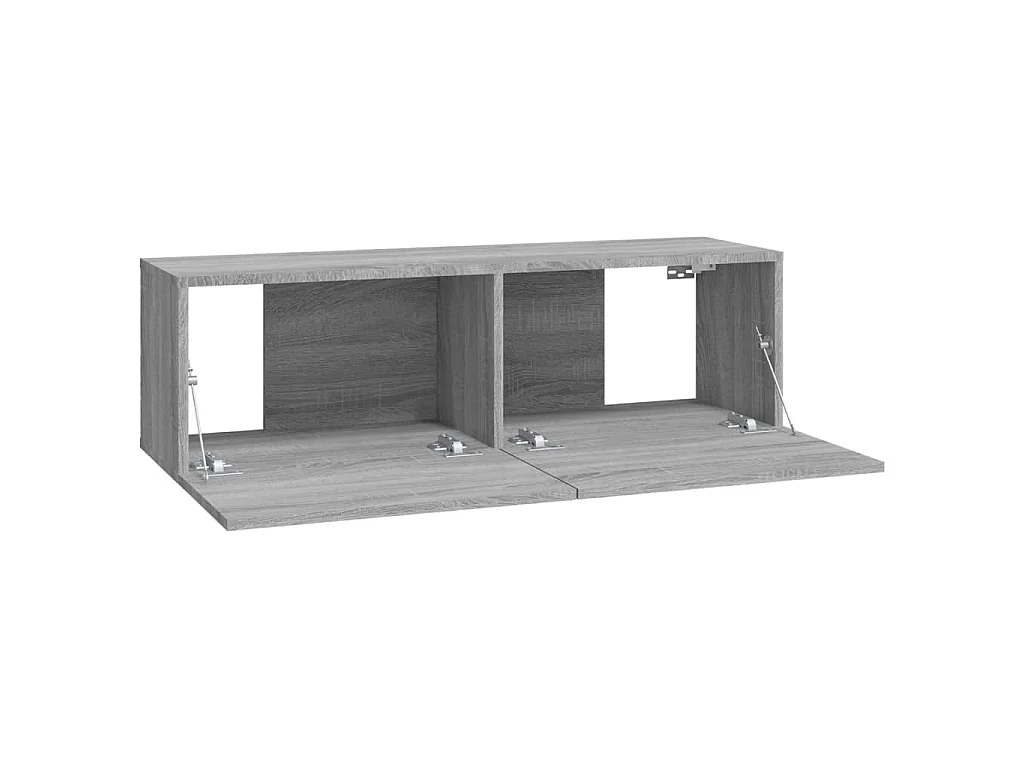 Assumption  Muebles de TV 4 piezas gris Sonoma 100x30x30 cm